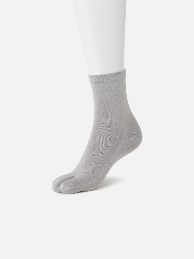 Cotton Plain Tabi Socks S