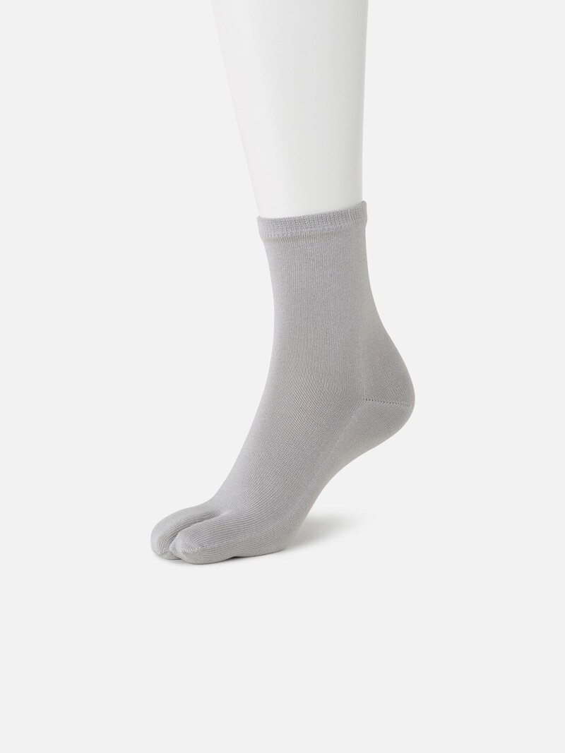 Katoenen effen Tabi-sokken