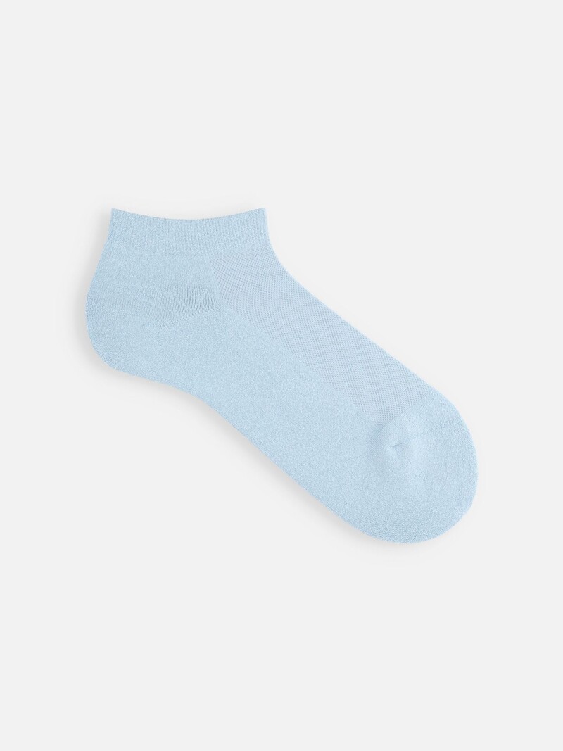 Chaussette courte unie en papier Washi éponge M