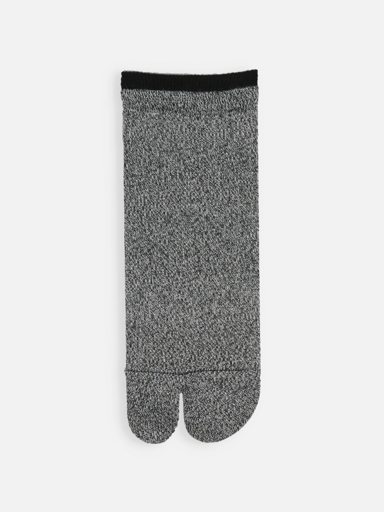 Chaussette courte Tabi en coton bord bicolore M