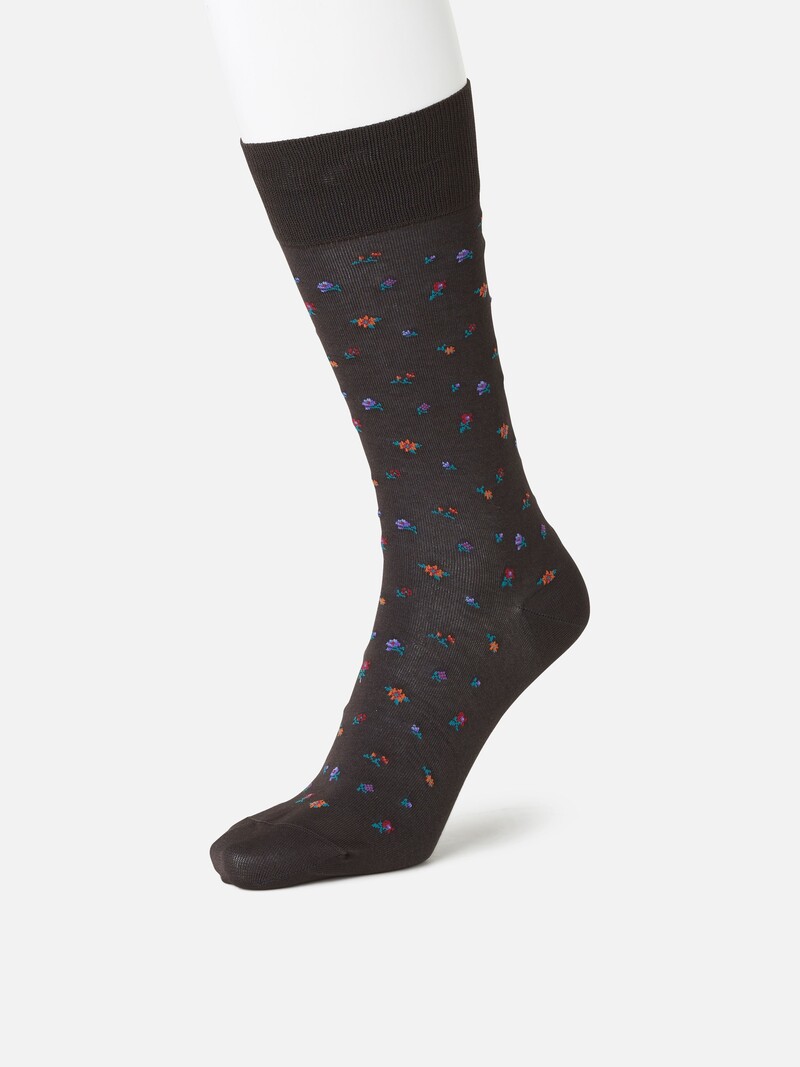 Bunte Blumen Socken M