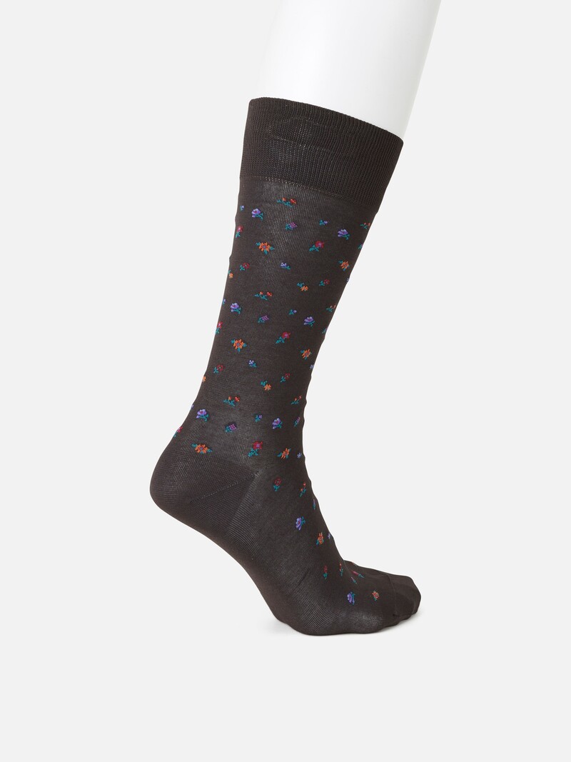 Bunte Blumen Socken M