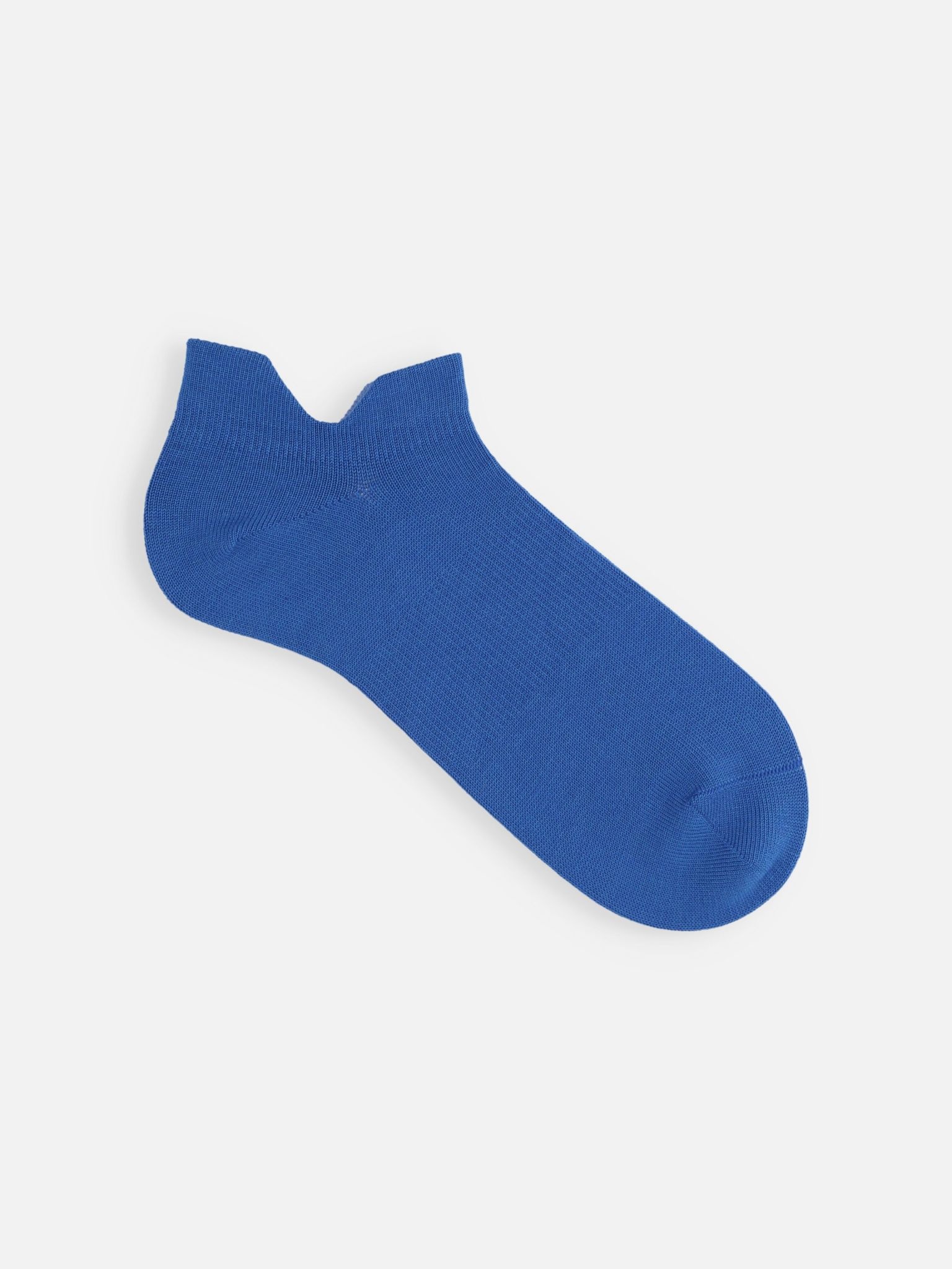 Calcetín corto liso con doble tobillera M