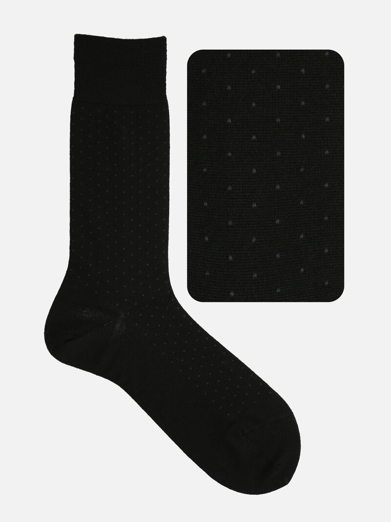 Pindot-Wadensocken aus Merinowolle L