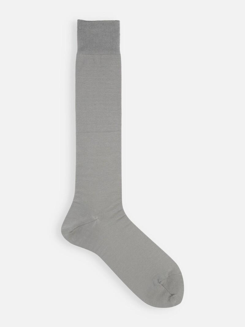 High Socken schlichte Basis-Supima-Baumwolle 220N M