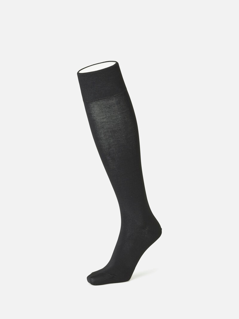 High Socken schlichte Basis-Supima-Baumwolle 220N M