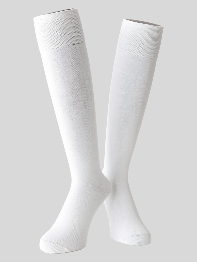 High Socken schlichte Basis-Supima-Baumwolle 220N M