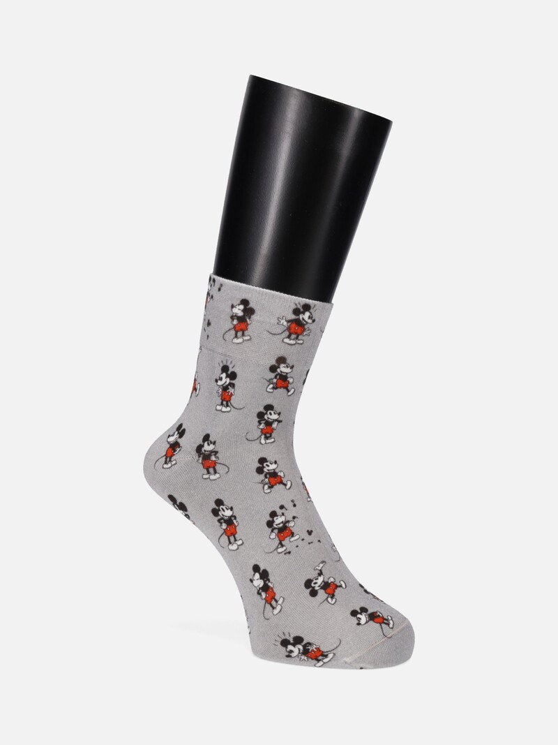 Niedrige Crew-Socken mit Mickey-Mouse-Print