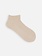 Fein gerippte kurze Socken