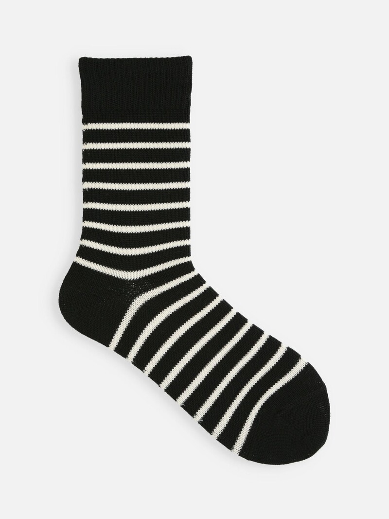 Casual Stripe Crew Socks