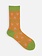 Calcetines altos con estampado de corazones hippie