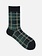 Calzini medi in lana jacquard con motivo tartan check