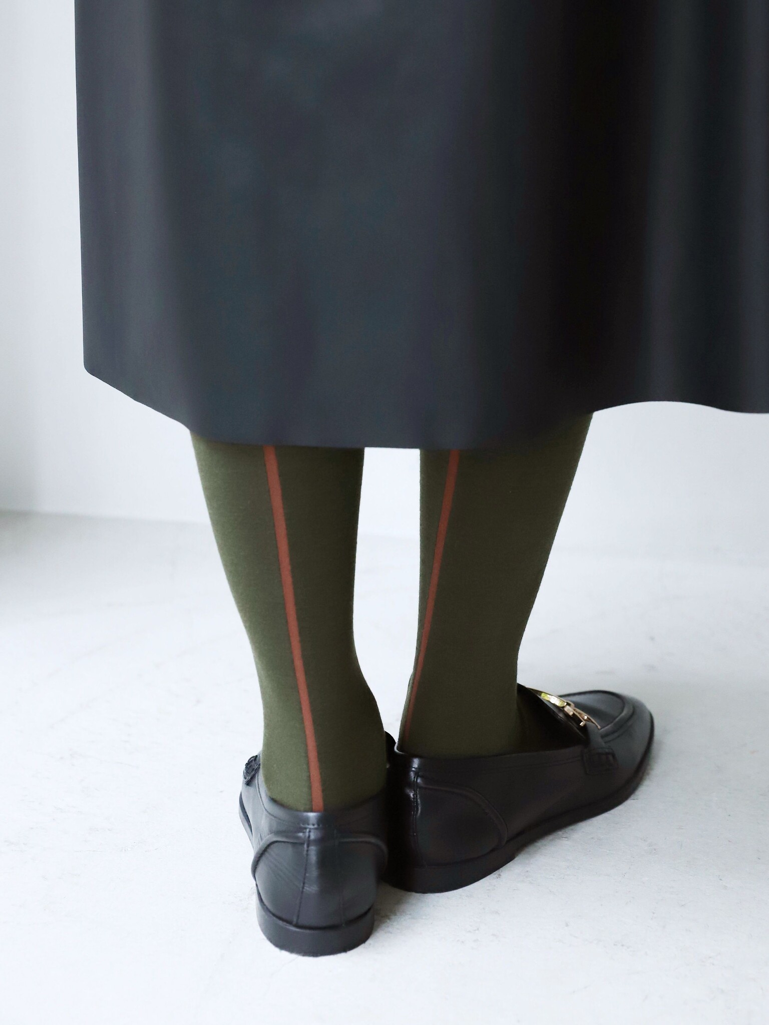 Kniestrümpfe aus Merinowolle mit Rücknaht