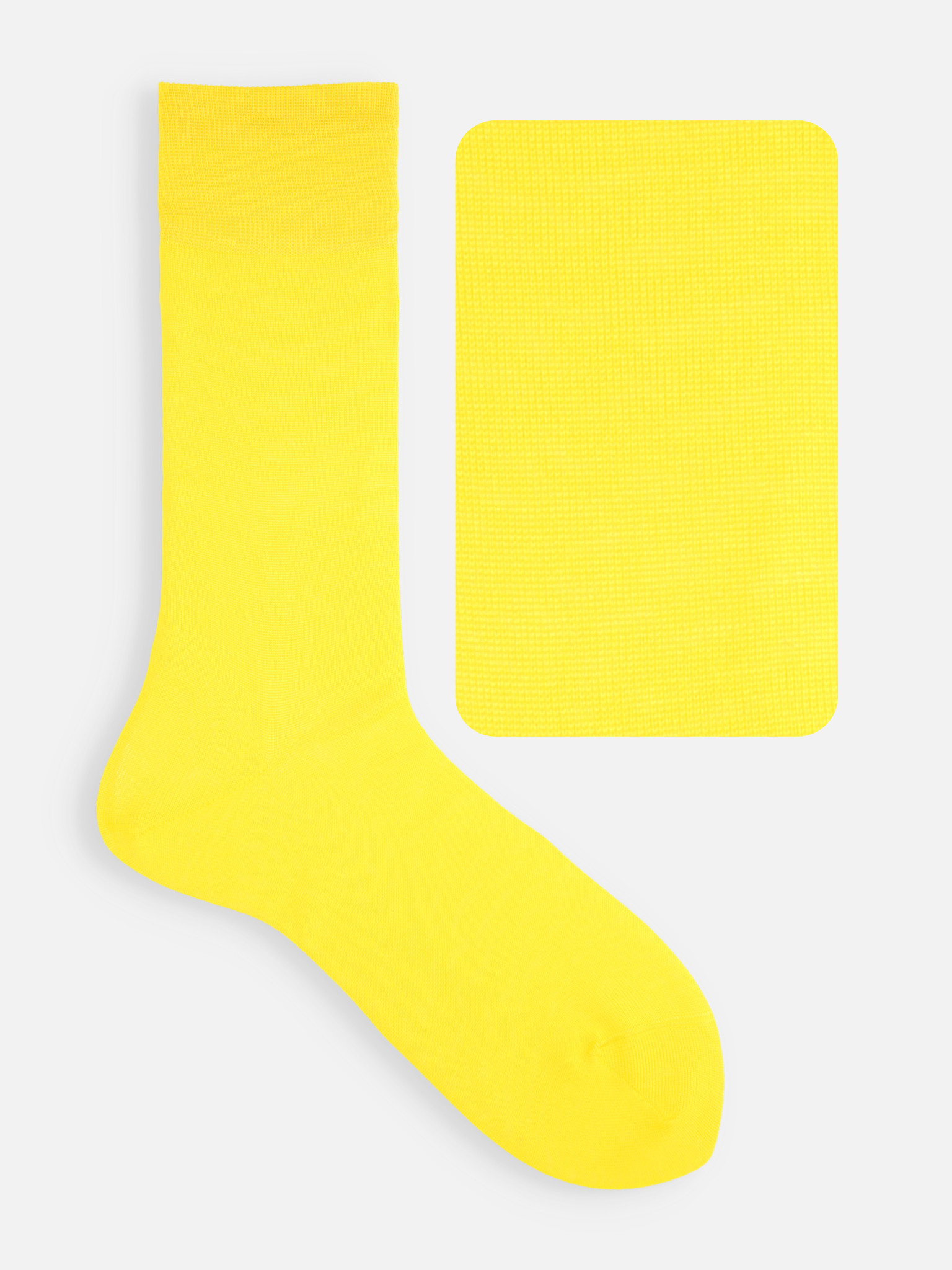 Calcetines altos lisos 100% algodón L