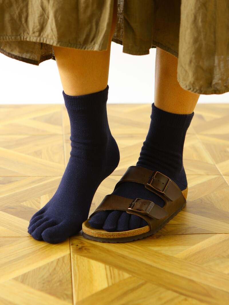 Plain Ankle Toe Socks