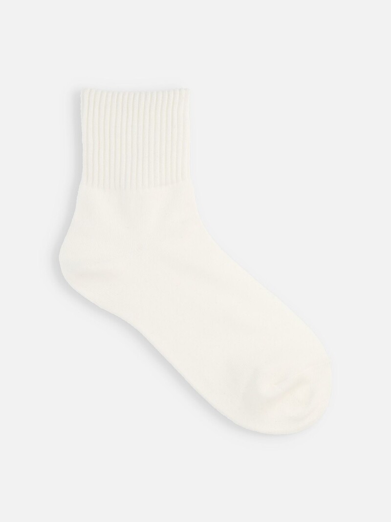 Kurze Socken aus amerikanischem Rippstrick