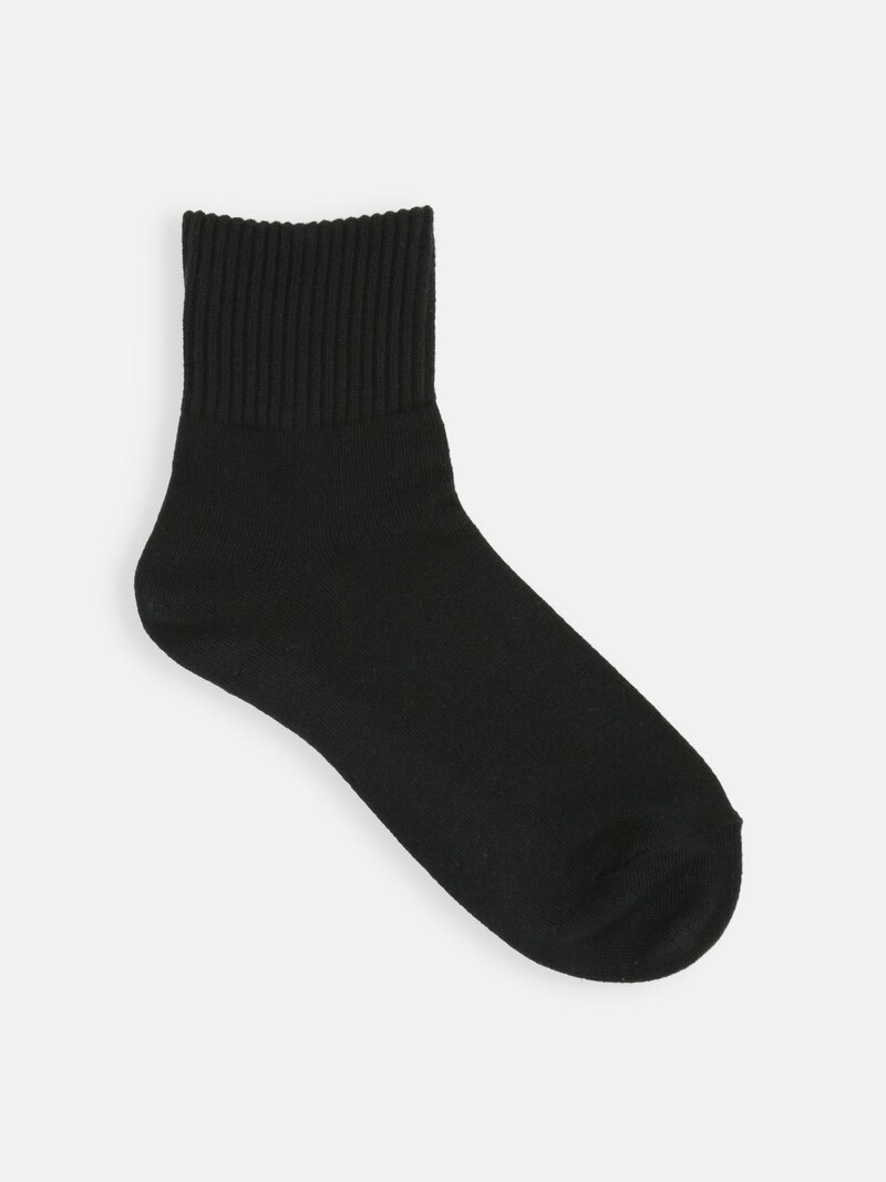 American Rib Plain Short Socks