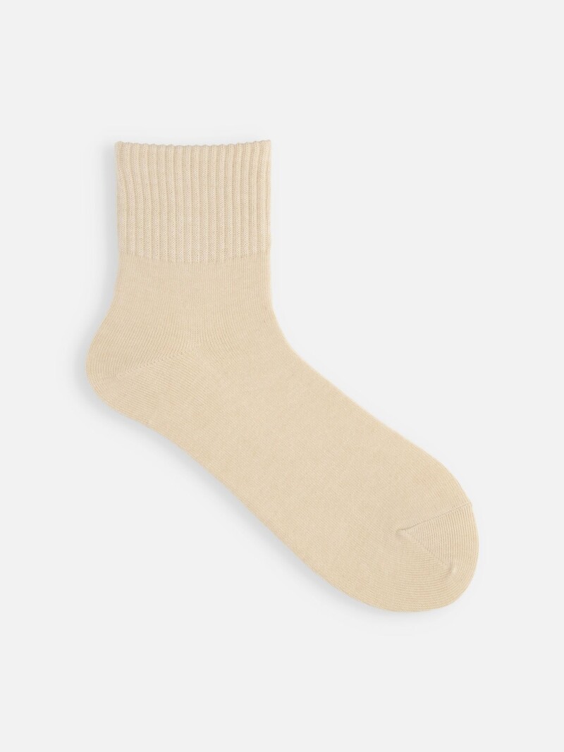 American Rib Plain Short Socks