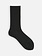 Luxuriöse gerippte Crew-Socken aus Merinowolle S