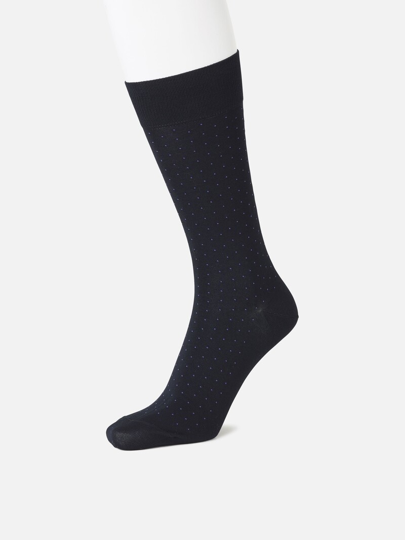 Dot Mid-Calf Socks L