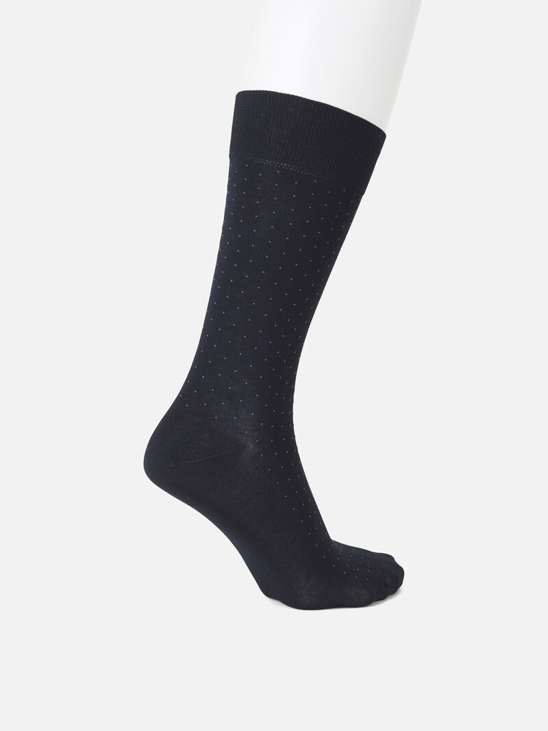 Dot Mid-Calf Socks L