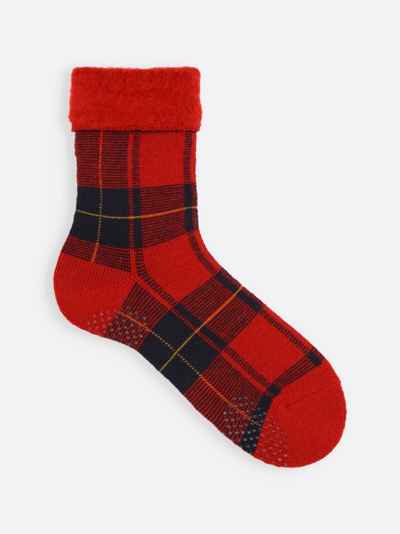 Tartan Check Zimmersocken M