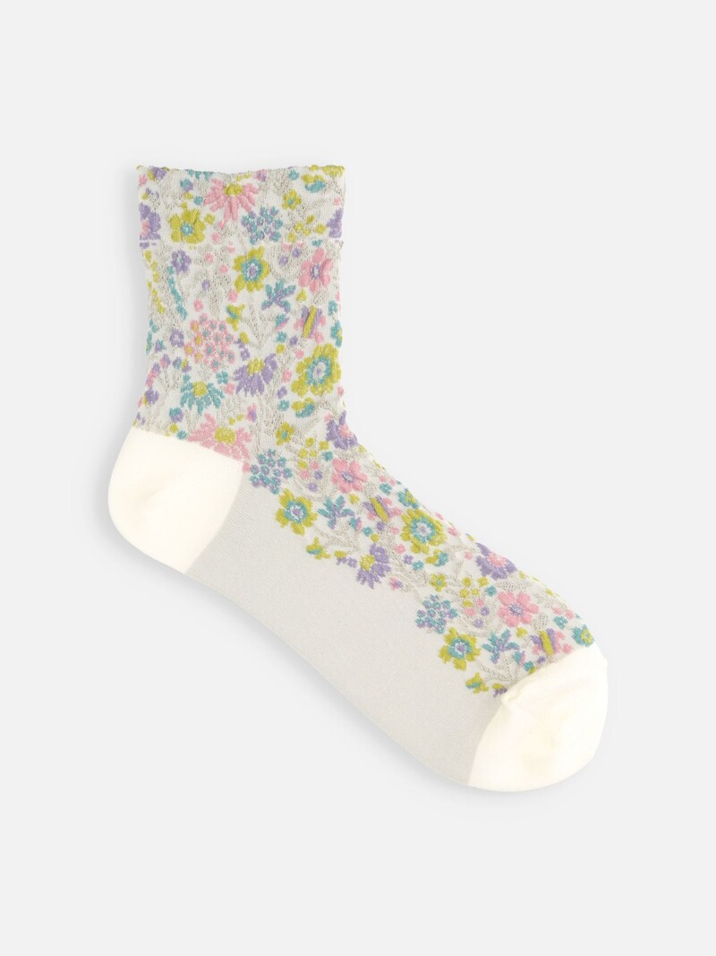 Float Botanical Low Crew Socken