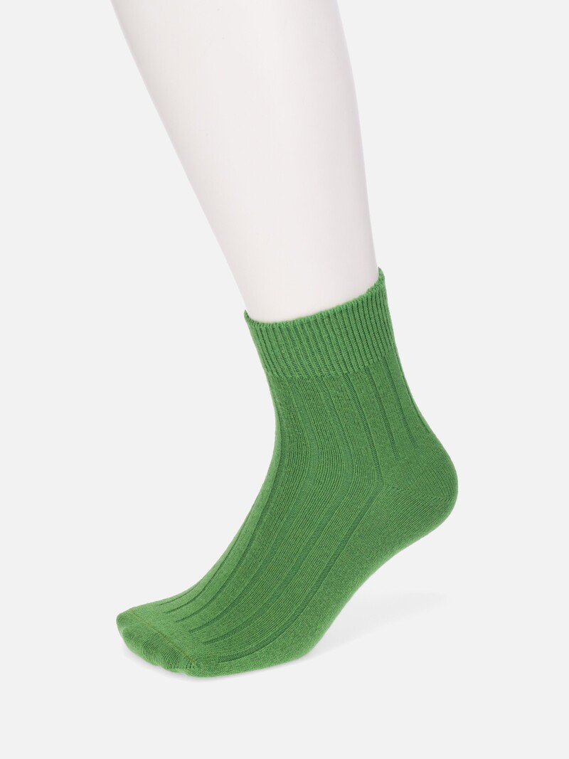 Premium Merino Wool Ribbed Short Socks M