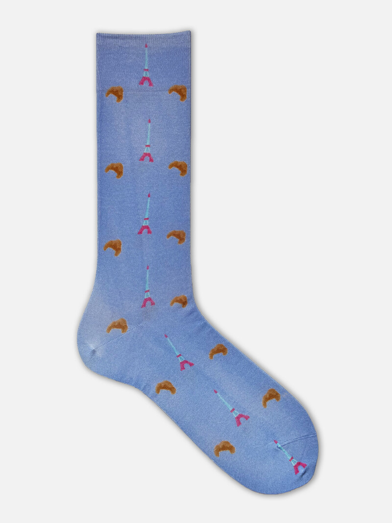 Bedruckte Socken Paris M