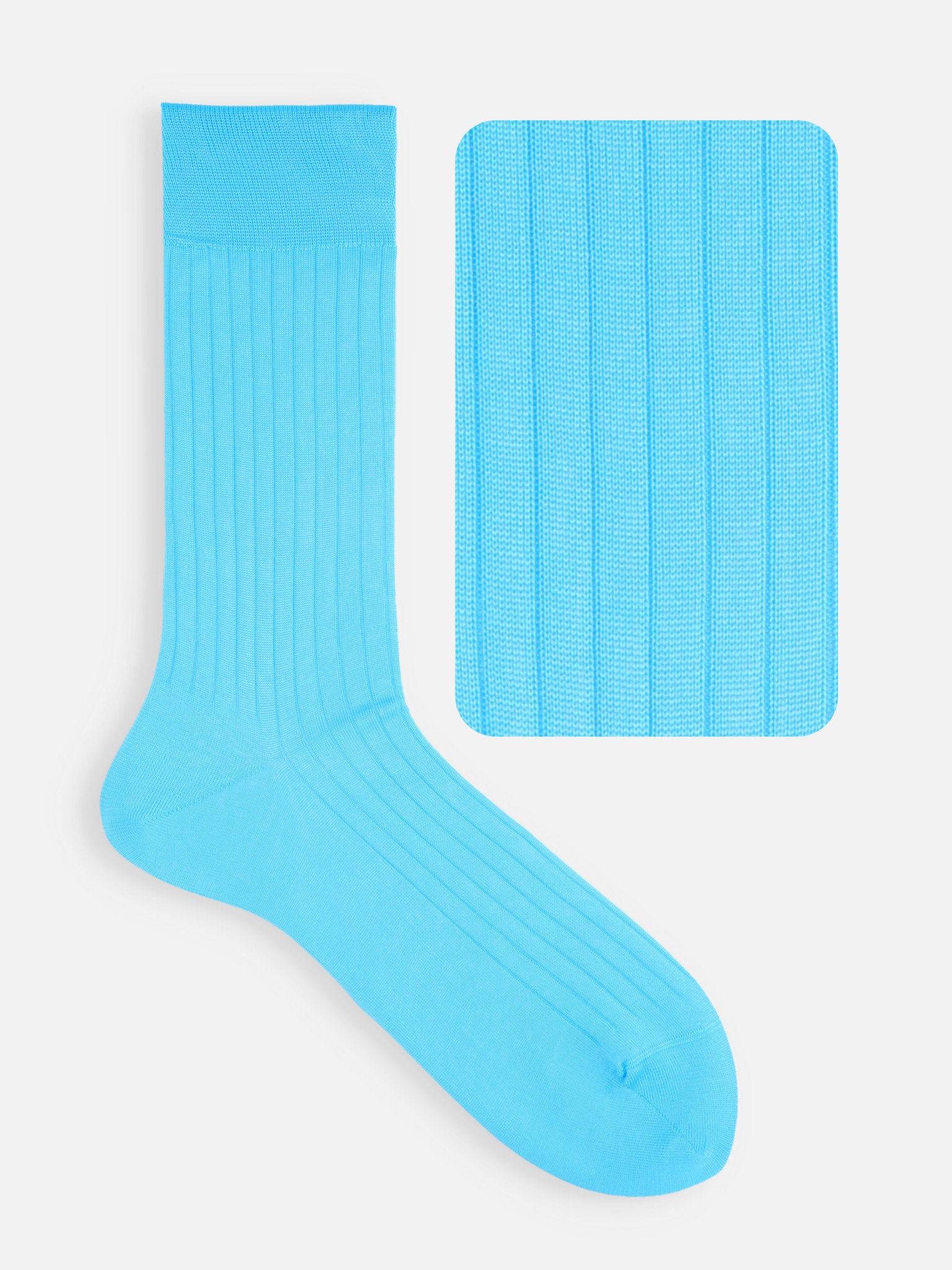 Calcetines de canalé 100% algodón M