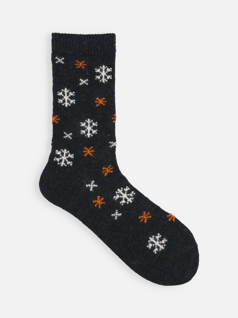 M-i-sock fiocchi di neve in lana/cashmere