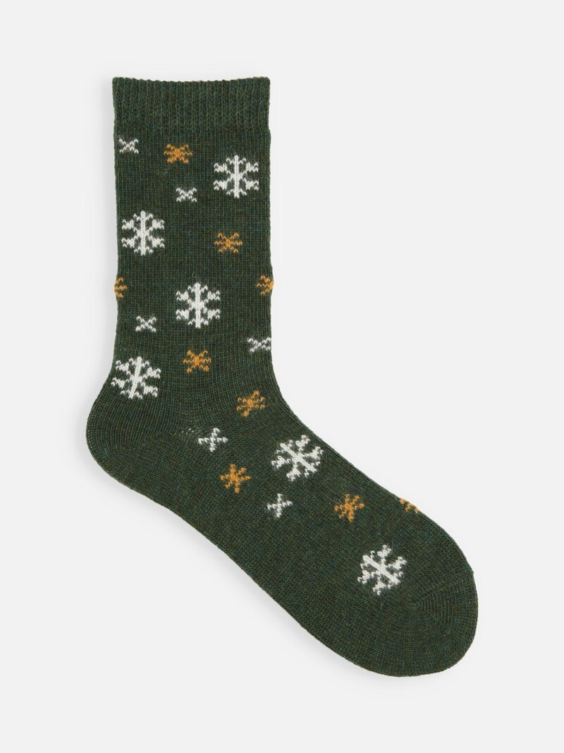 M-i-sock copos de nieve de lana/cachemira