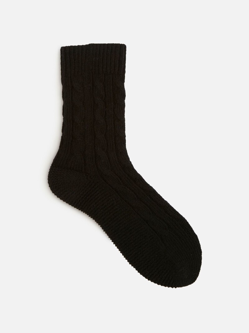 Bed Socks laine d'agneau torsades Wholegarment