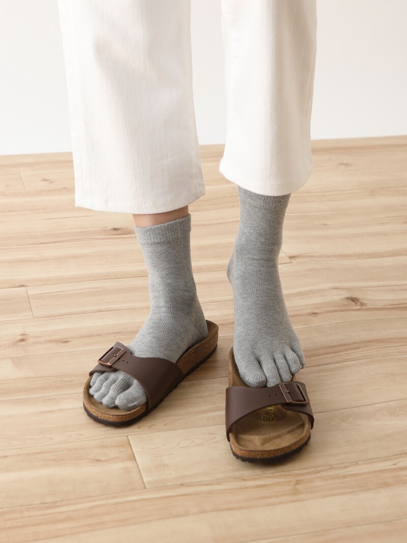 Plain Ankle Toe Socks