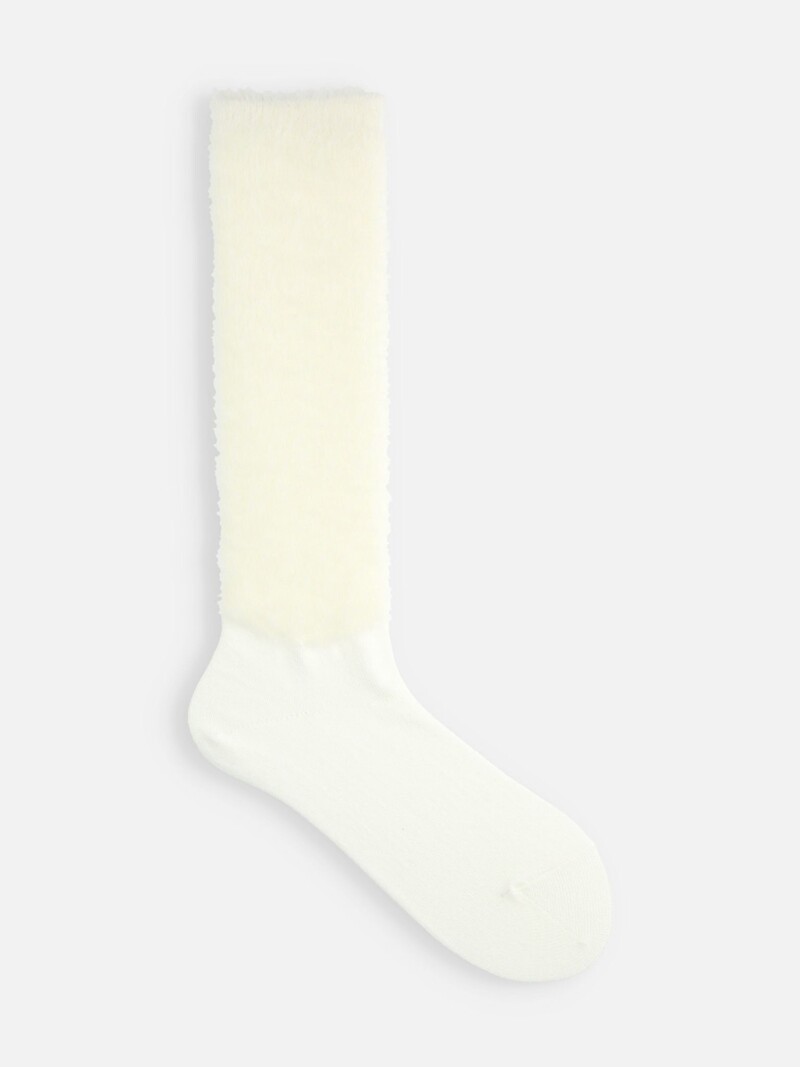 Chaussette haute unie douce Loose