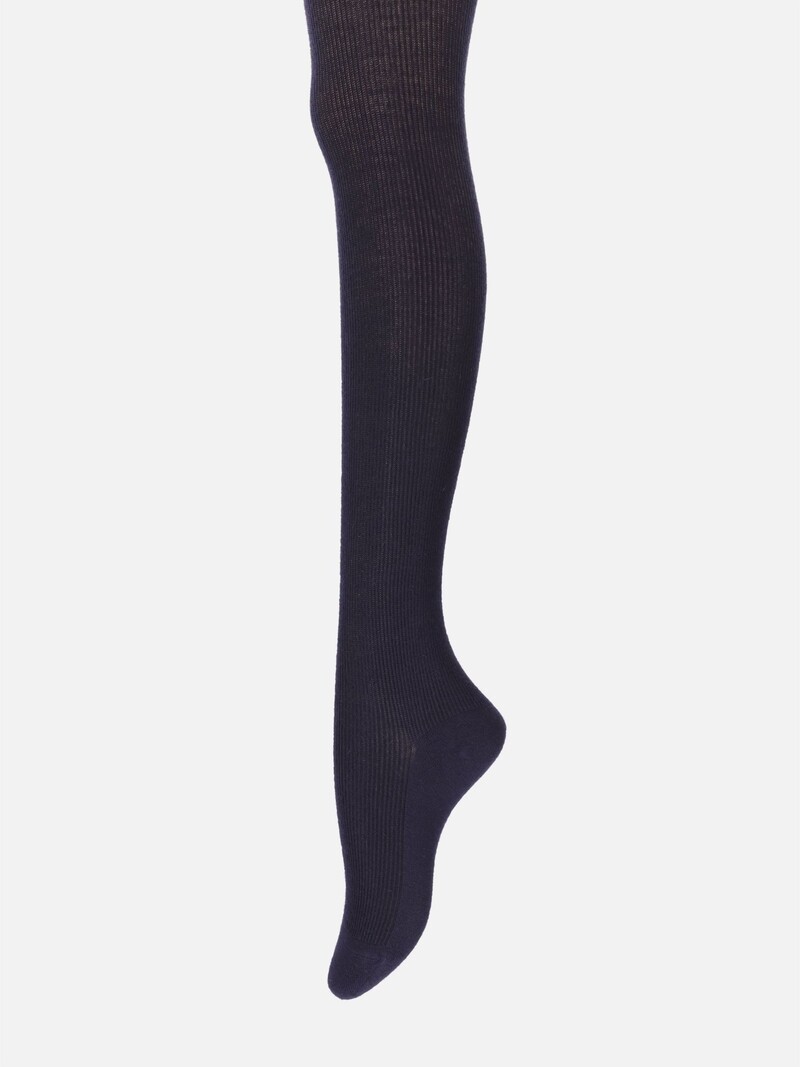 Angora Mixed Rib Tights 400D Wide