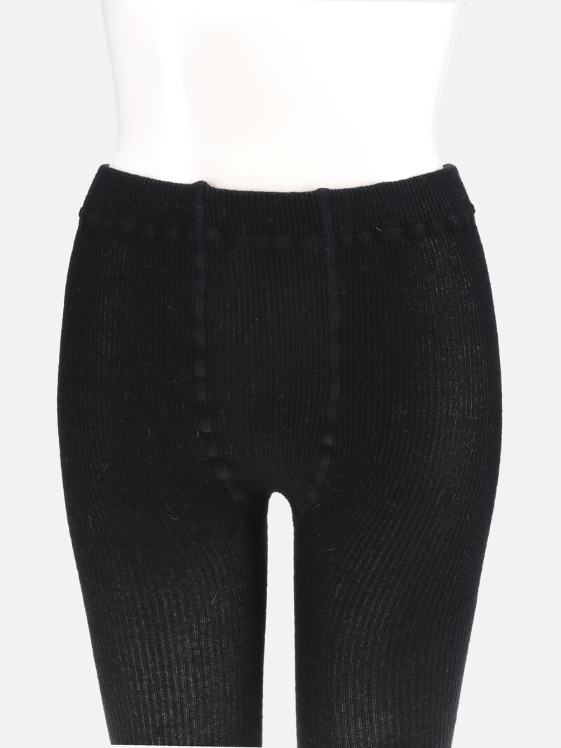 Leggins holgados de angora mixto canalé