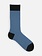 Merino Wool/Coton Ribbed Bicolour Socks