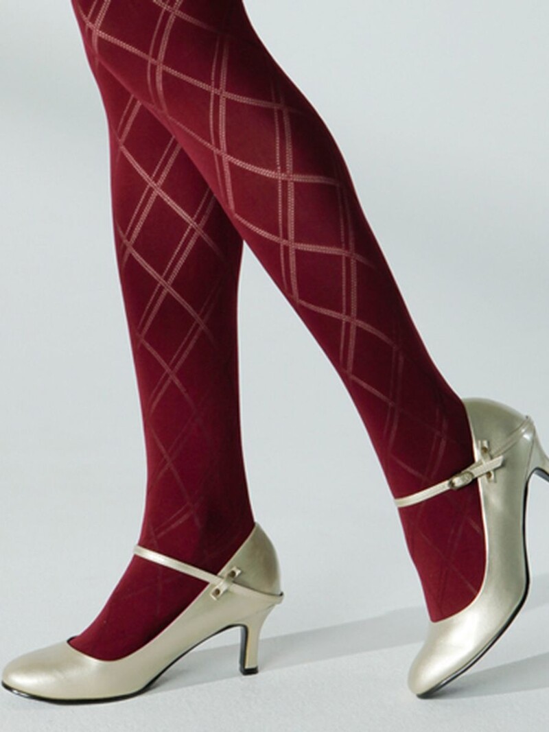 Opaque diamond tights M