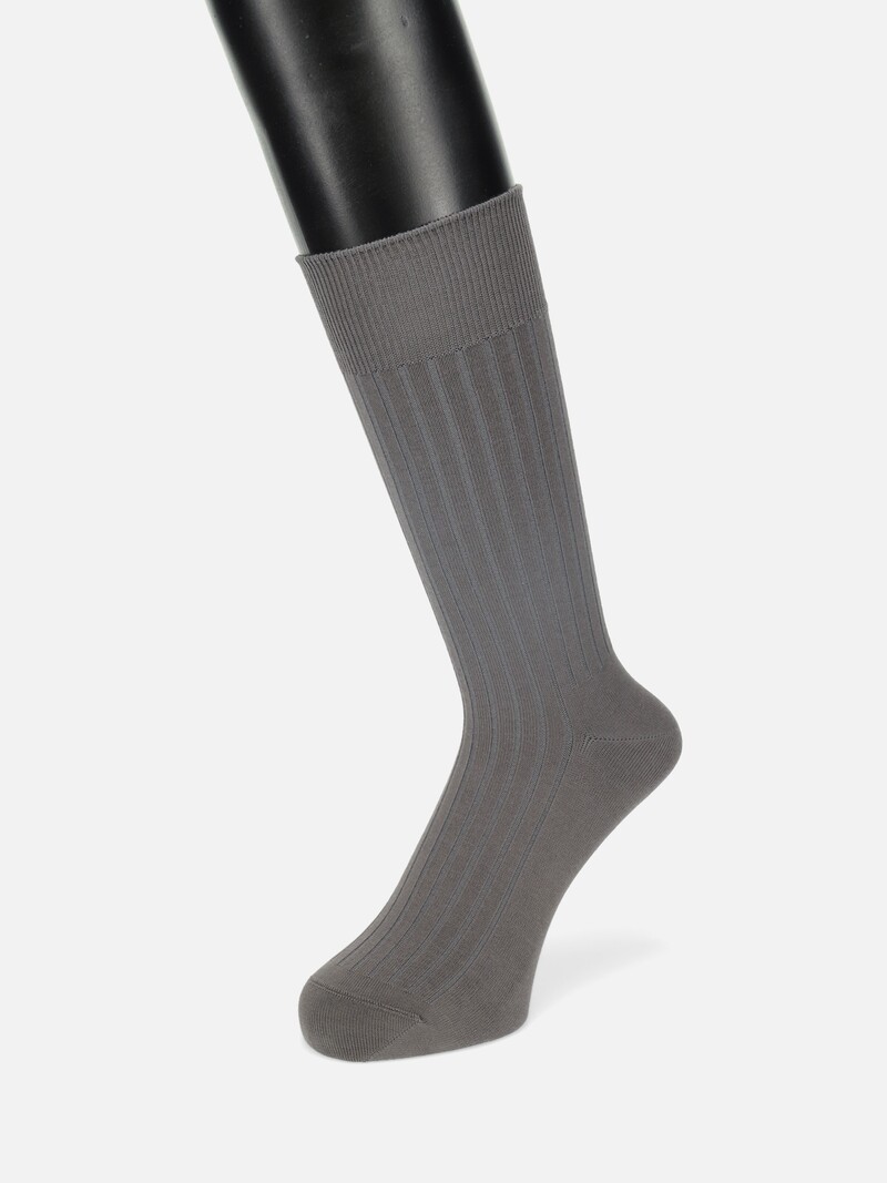 Koryo Cotton 6x2 Rib Mid-Calf Socks M