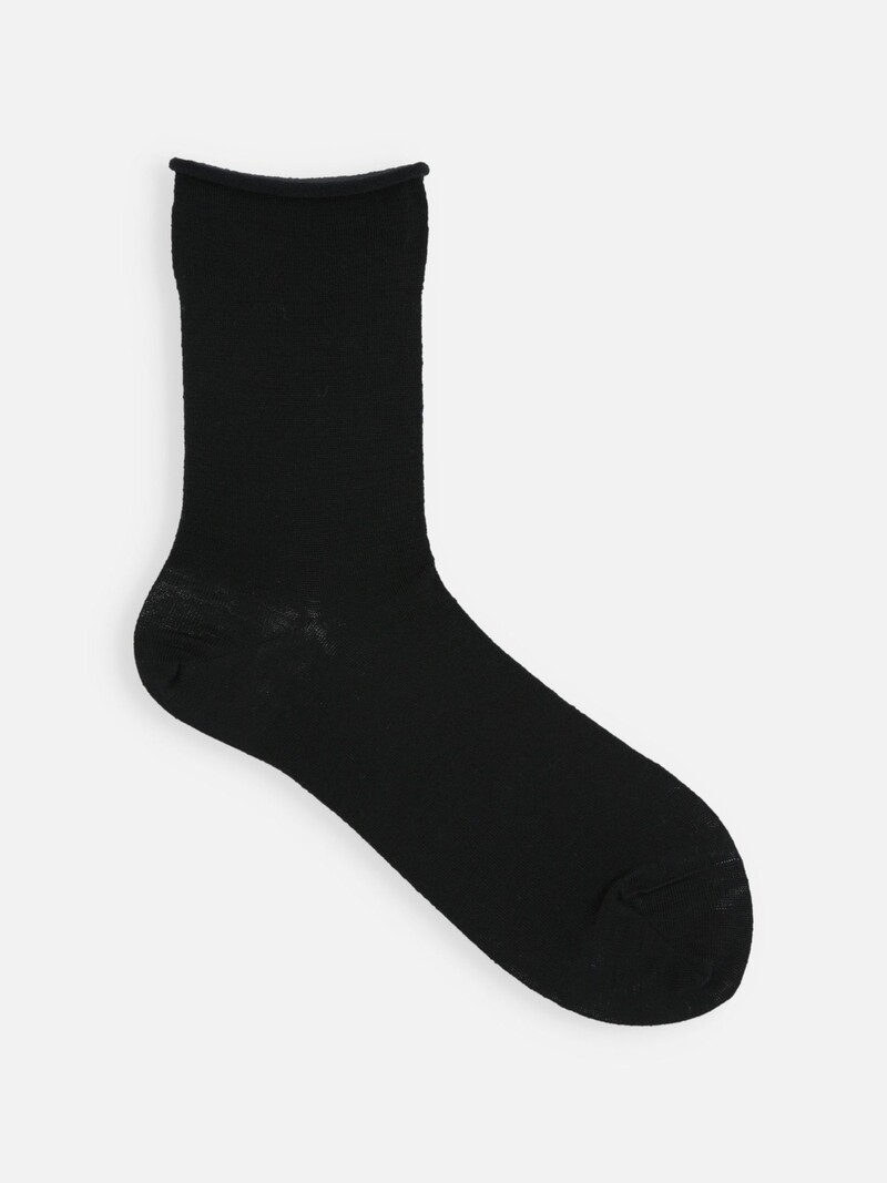 Premium Finest Merino Roll Top Low Crew Socks