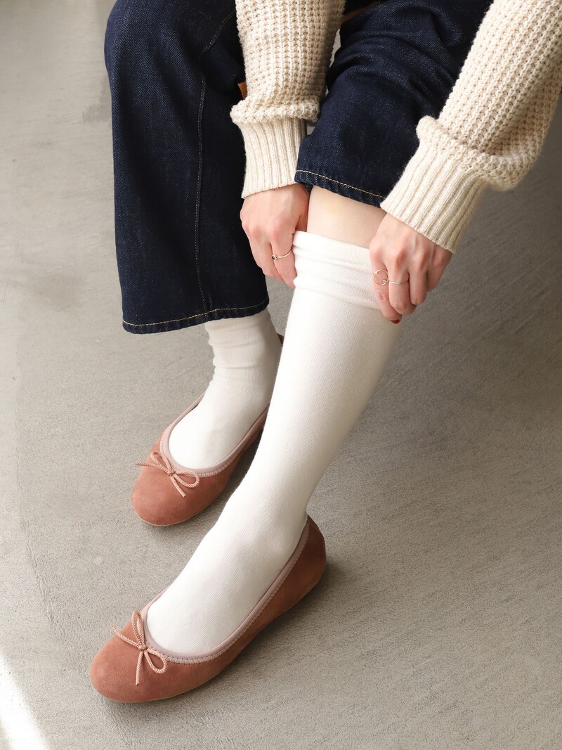 Plain Casual High Socks