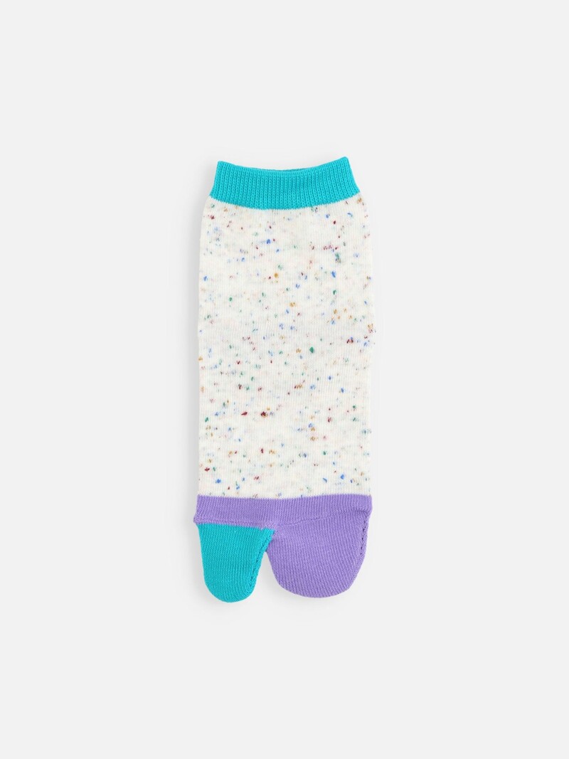 Kids Heathered Tabi Socks 16-18cm