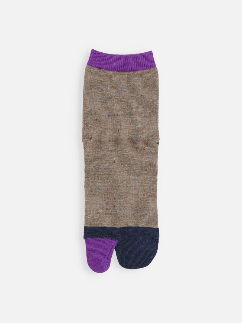 Kids Heathered Tabi Socks 16-18cm