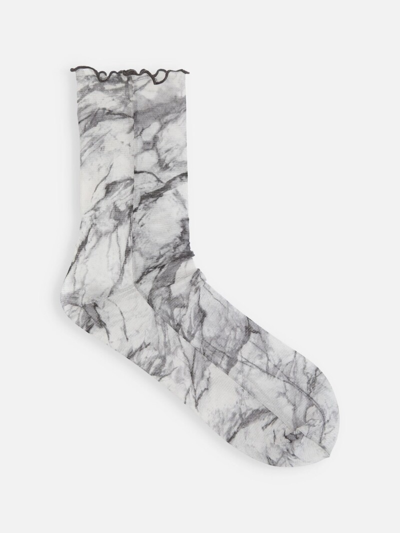 Tulle Tie-Dye Crew Socks