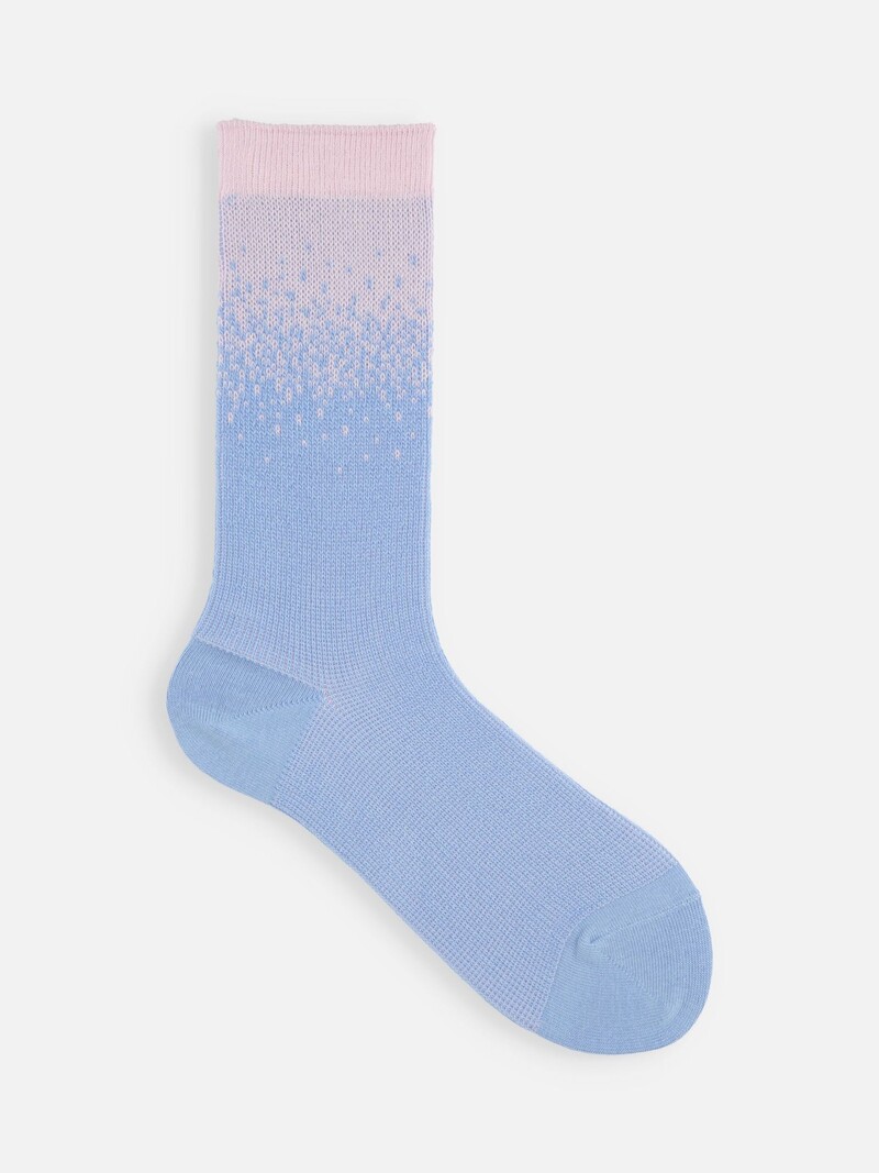 Jacquard Gradation Farbe 3/4 hohe Socken