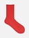 Klassische gerippte, einfarbige Crew-Socken S