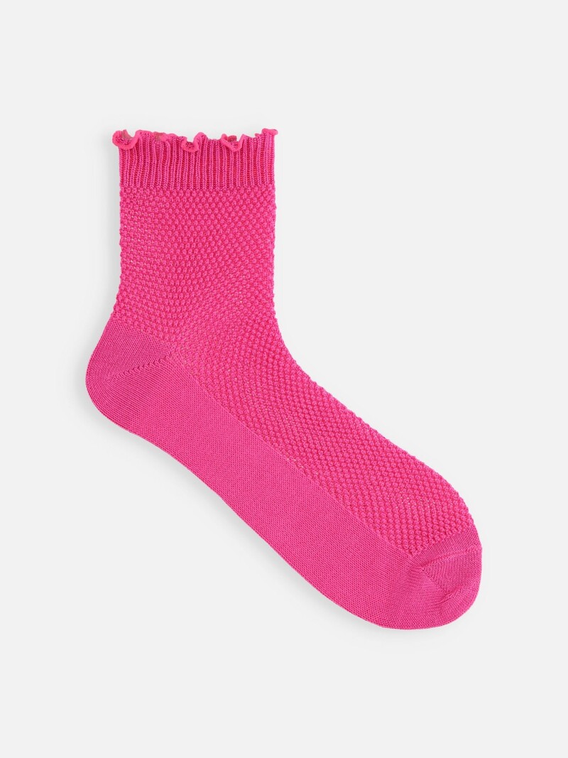 Mellow Top Mesh Low Crew Socken