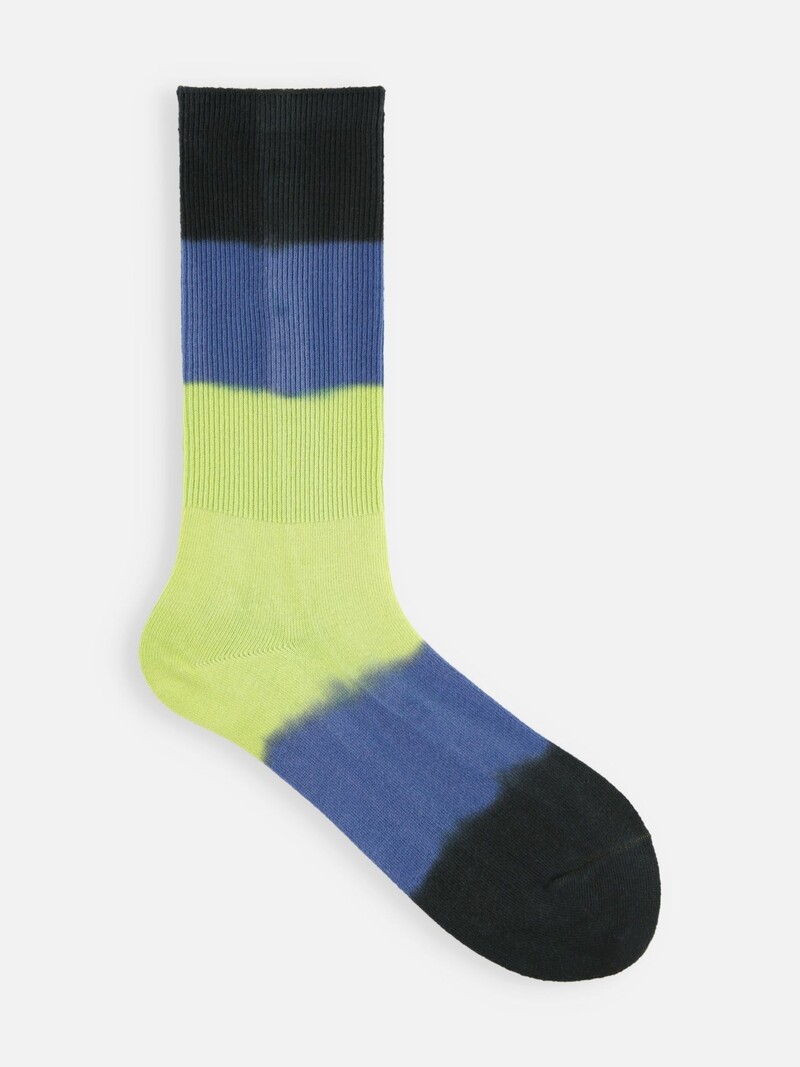 Mi-chaussette Tie-Dye tricolore