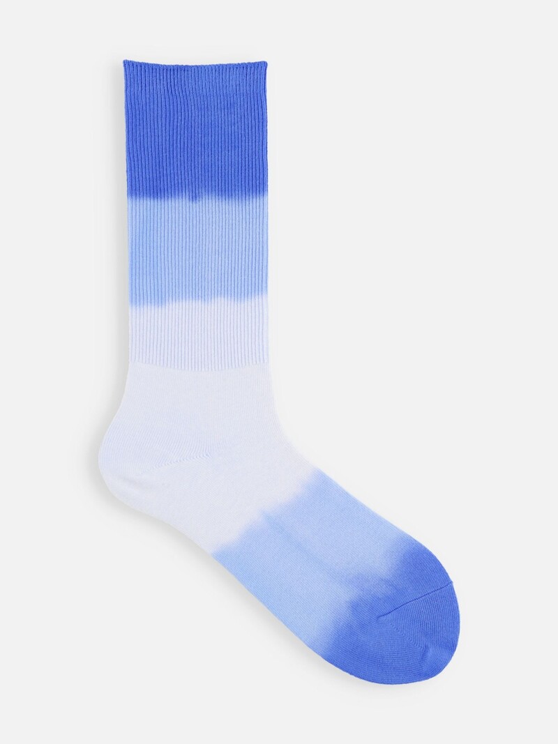 Tricolour Tie-Dye Crew Socks